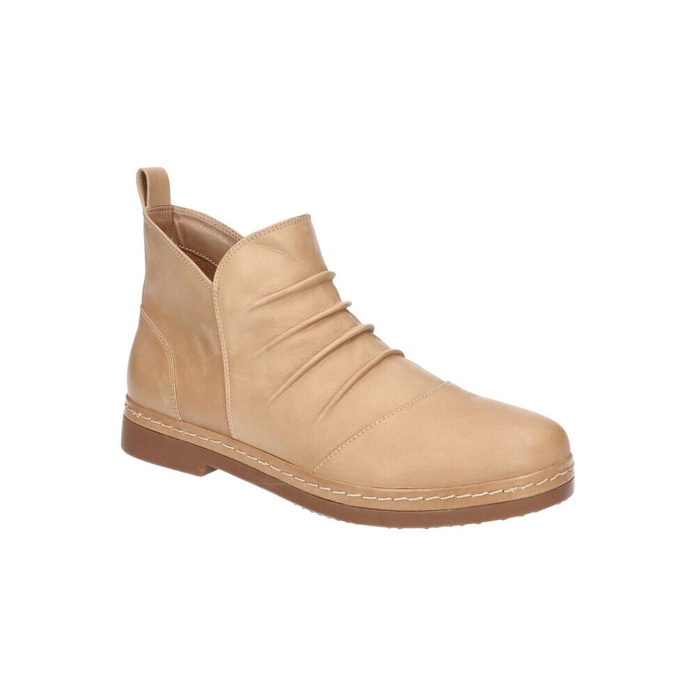 Bella Vita Raquel Boots Women's US 9 Saddle Leather Ruched Ankle Booties LION277